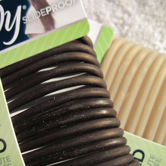 14 Goody Slide Proof Bold All Day Hold Stay Secure Elastic Ponytailer Hair Bands - Picture 5 of 16